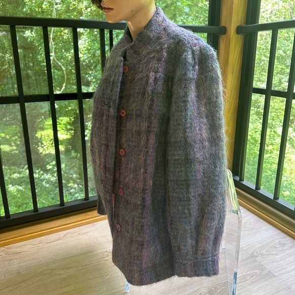 Vintage Lavender French Designer Coat - Picture 9 of 16